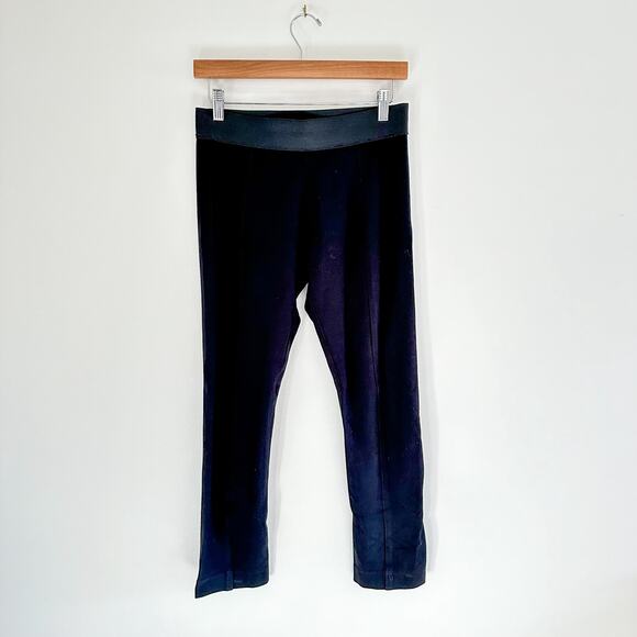 Carlisle Pull-On Flat Front Stretch Legging Pants Black 2 - Picture 1 of 5